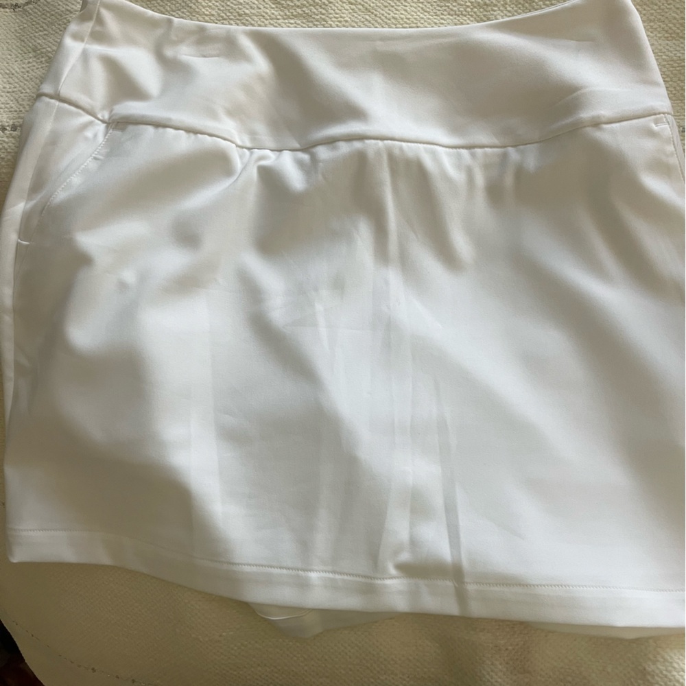 Adidas White Athletic Skort